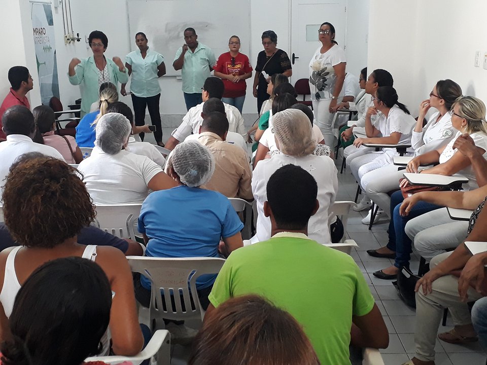 SINTASA realiza assembleia com trabalhadores do Hospital Amparo de Maria