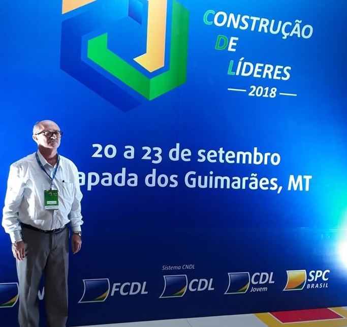 Presidente do CDL de Estância participa do Congresso de Líderes 2018 no Mato Grosso