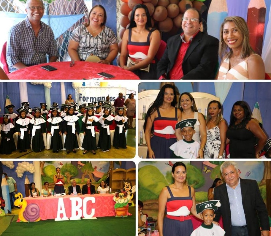 Adriana Leite participou de solenidade de Formatura do ABC da Escola de Educação Infantil José Dias