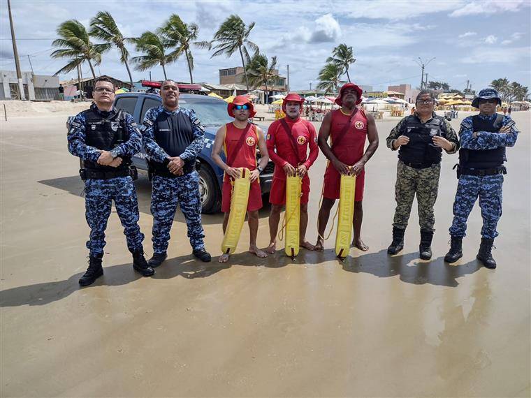 Forças de Segurança e Saúde garantem a tranquilidade durante o final de semana no litoral estanciano