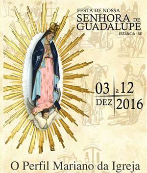 ESTÂNCIA: Confira a programação religiosa para o dia de Nossa Senhora de Guadalupe
