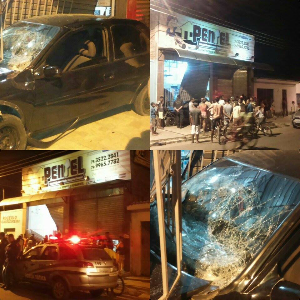 ESTÂNCIA: Condutor embriagado perde controle de veículo, atropela criança e invade loja 