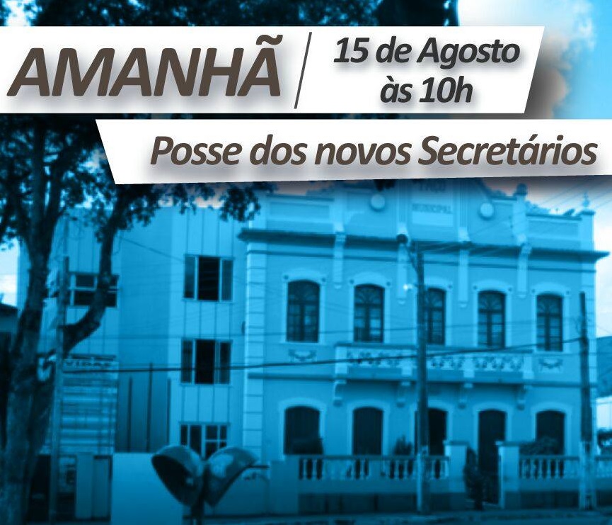 Após reforma administrativa Prefeitura de Estância empossará novos secretários nesta terça, 15